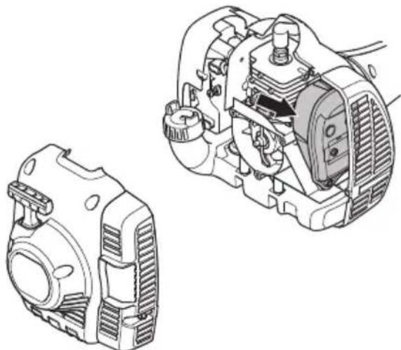 HUSQVARNA 122C - Kipufogódob - 2