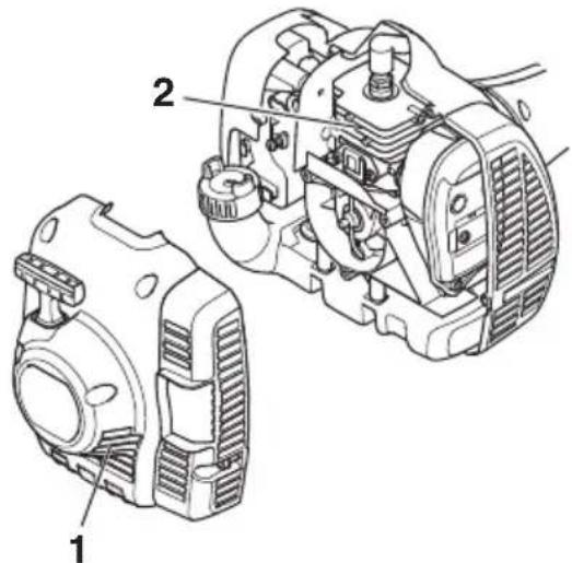 HUSQVARNA 122C - Jahutussüsteem - 2