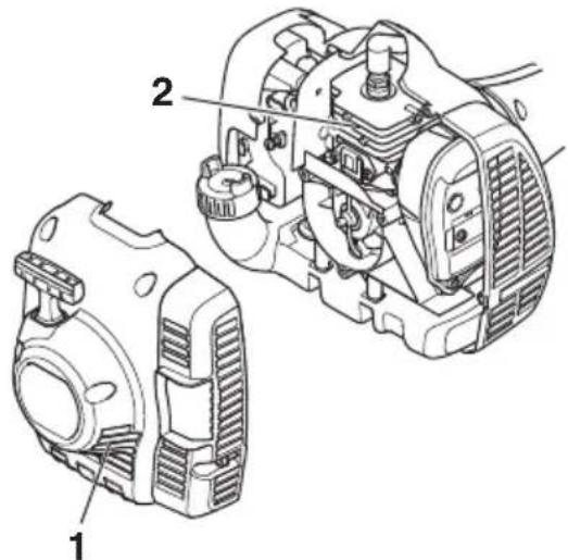 HUSQVARNA 122C - Kylsystem - 2
