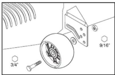 HUSQVARNA YTH24V54 - TO ADJUST GAUGE WHEELS (See Fig. 22) - 1