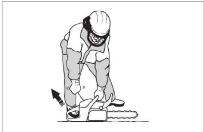 HUSQVARNA 543 XP - Avviamento dell'unità - 4