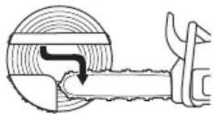 HUSQVARNA 543 XP - Richtingssneden aanbrengen - 7