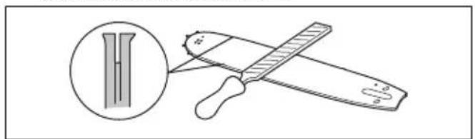 HUSQVARNA 543 XP - Controllo della barra guida - 2