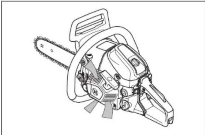 HUSQVARNA 543 XP - Système de nettoyage d'air - 1