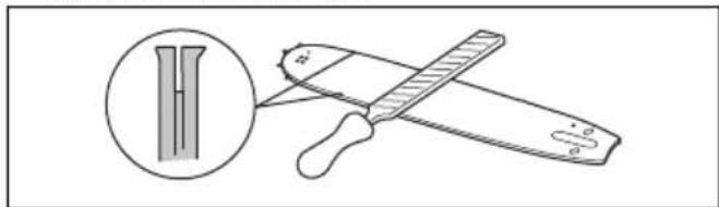 HUSQVARNA 543 XP - So prüfen Sie die Führungsschiene - 2