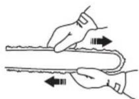HUSQVARNA 543 XP - To adjust the tension of the saw chain - 4