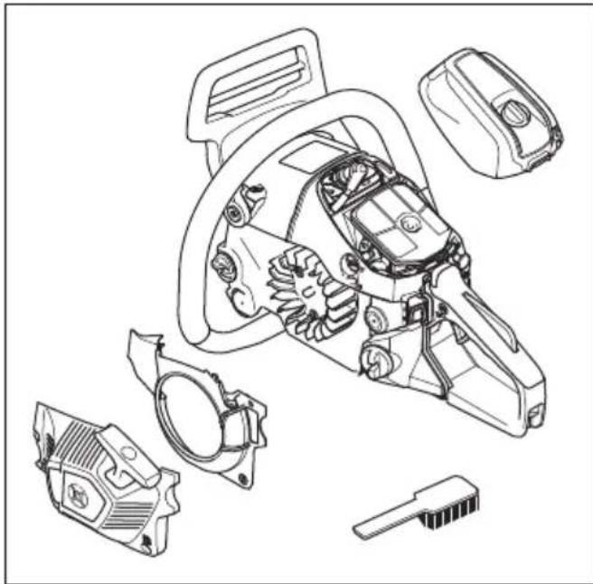 HUSQVARNA 543 XP - So reinigen Sie das Kühlsystem - 1