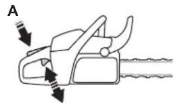 HUSQVARNA 543 XP - Throttle trigger lockout - 1