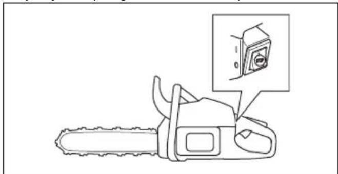 HUSQVARNA 543 XP - Vericar o interruptor de arranque/paragem - 1