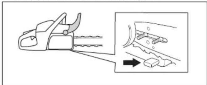 HUSQVARNA 543 XP - De kettingvanger controleren - 1