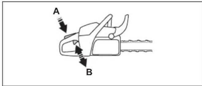 HUSQVARNA 543 XP - Gashebelsperre - 1