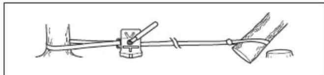 HUSQVARNA 543 XP - So befrien Sie einen eingeklemmten Baum - 4