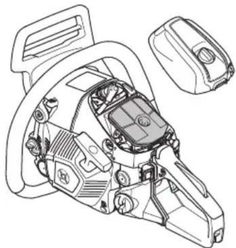 HUSQVARNA 543 XP - Para limpiar el filtro de aire - 1