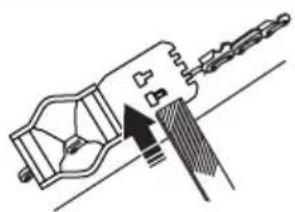 HUSQVARNA 543 XP - To adjust the depth gauge setting - 2