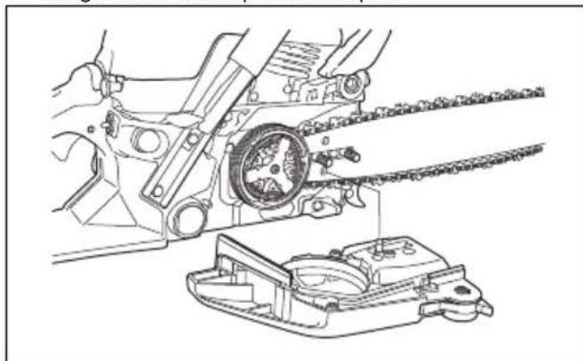 HUSQVARNA 543 XP - Sestavljanje meça in verige - 4