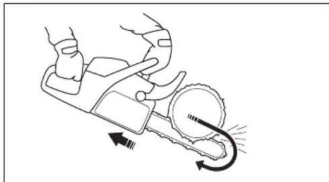 HUSQVARNA 543 XP - Catena a tirare e catena in spinta - 2