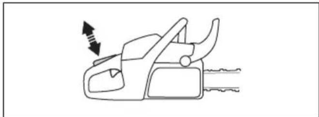 HUSQVARNA 543 XP - De gashendel en de vergrendeling van de gashendel controlleren - 2