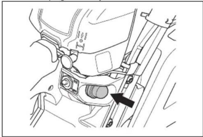 HUSQVARNA 543 XP - To prepare start with a warm engine - 3