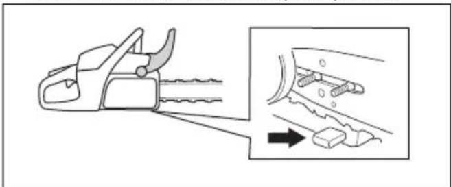 HUSQVARNA 543 XP - Verificar o retentor de corrente - 1