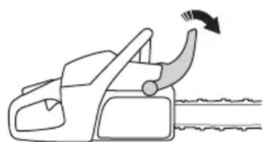 HUSQVARNA 543 XP - Priprava zagona s hladnim motorjem - 2