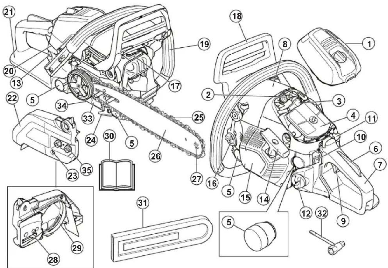 HUSQVARNA 543 XP - Panorama del prodotto - 1