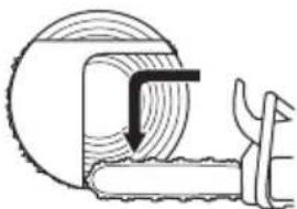 HUSQVARNA 543 XP - Uso del método de esquina segura - 6