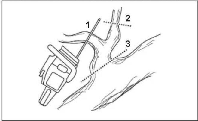 HUSQVARNA 543 XP - Uso de la的技术a de desramado - 3