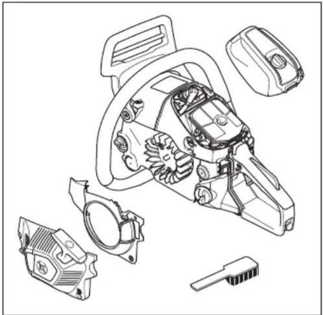 HUSQVARNA 543 XP G - So reinigen Sie das Kühlsystem - 1