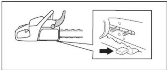 HUSQVARNA 543 XP G - Verificar o retentor de corrente - 1