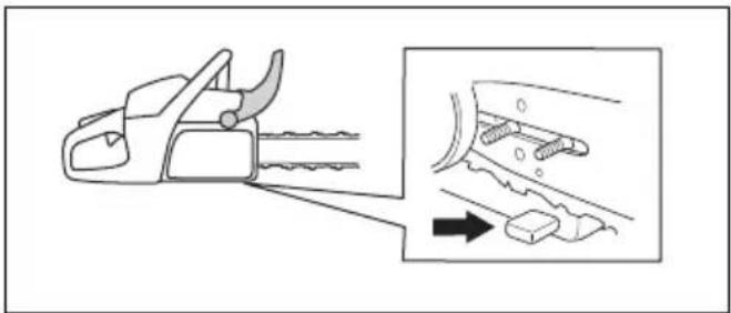 HUSQVARNA 543 XP G - Retentor de corrente - 1