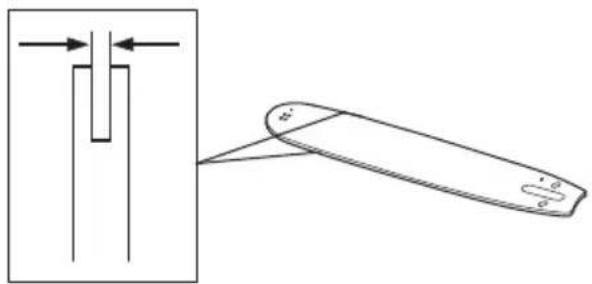HUSQVARNA 543 XP G - To sharpen the saw chain - 6
