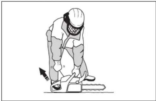 HUSQVARNA 543 XP G - Avviamento dell'unità - 4