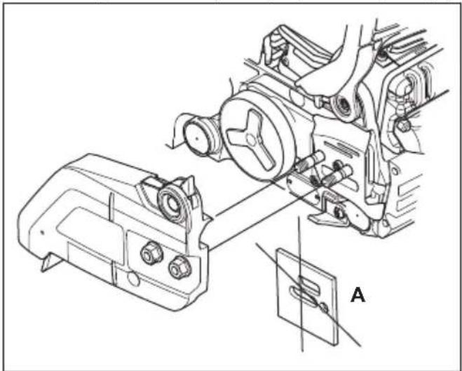 HUSQVARNA 543 XP G - Para montar a lâmina-guia e a corrente da serra - 1