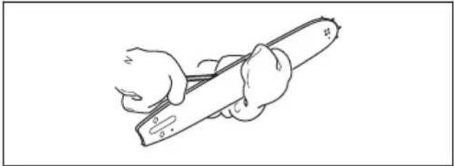 HUSQVARNA 543 XP G - Controllo della barra guida - 3