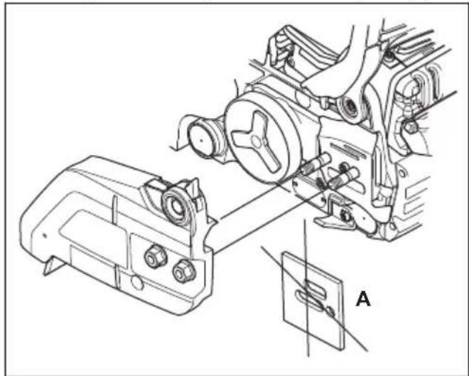 HUSQVARNA 543 XP G - Montaje de la espada y la cadena - 1