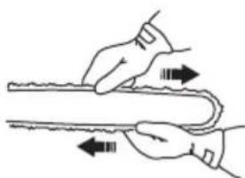 HUSQVARNA 543 XP G - To adjust the tension of the saw chain - 4