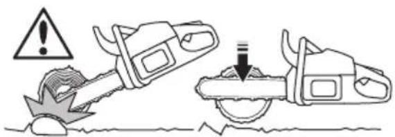 HUSQVARNA 543 XP G - Žaganje hloda na tleh - 1