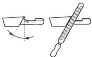 HUSQVARNA 543 XP G - General information about how to sharpen the cutters - 2