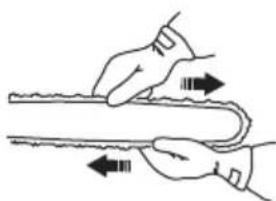 HUSQVARNA 543 XP G - Nastavitev napetosti verige - 4