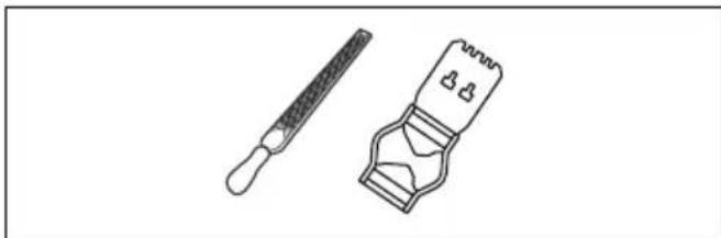 HUSQVARNA 543 XP G - To adjust the depth gauge setting - 1