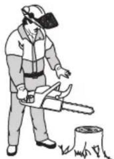 HUSQVARNA 543 XP G - Preverjanje sprednjega ščitnika roke in aktivacija zavore verige - 2