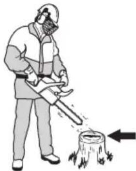 HUSQVARNA 543 XP G - To do a check of the saw chain lubrication - 1