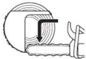 HUSQVARNA 543 XP G - To use the safe corner method - 6