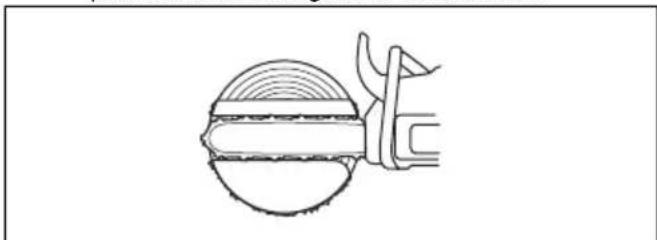 HUSQVARNA 543 XP G - Pour effectuer l'entaille directionnelle - 5