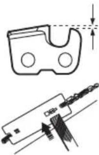 HUSQVARNA 543 XP G - Filing equipment and filing angles - 3