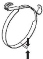 HUSQVARNA 543 XP G - Controllo del nastro del freno - 1