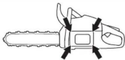 HUSQVARNA 543 XP G - Sustitución de una cuerda de arranque rota o desgastada - 1