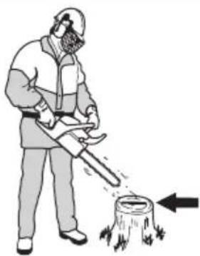 HUSQVARNA 543 XP G - Para comprobar la lubricación de la cadena de sierra - 1