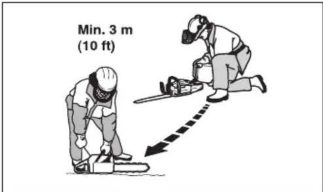 HUSQVARNA 543 XP G - Sicurezza nell'uso del carburante - 2