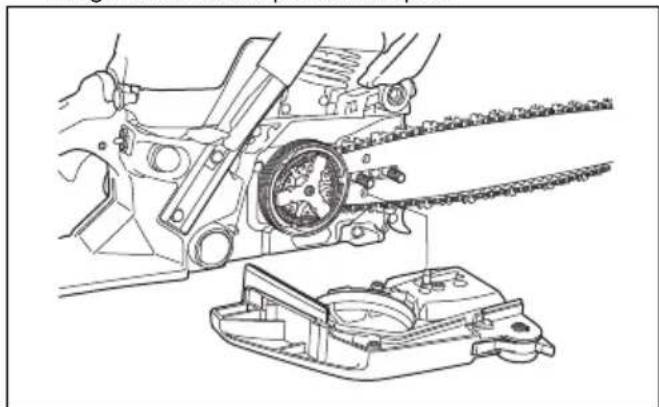 HUSQVARNA 543 XP G - Sestavljanje meča in verige - 3